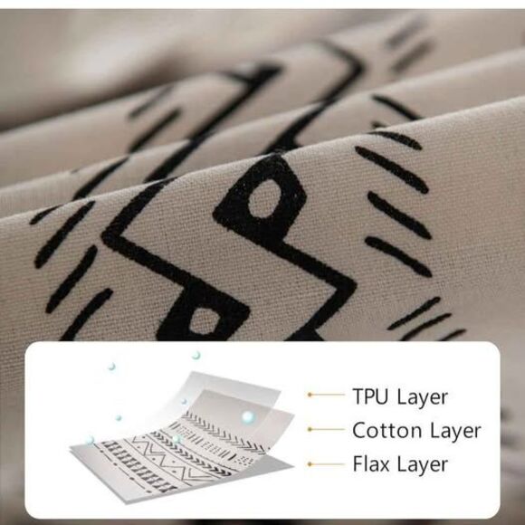 Waterproof Rectangle Tablecloth, 55" × 70" - Picture 3 of 7